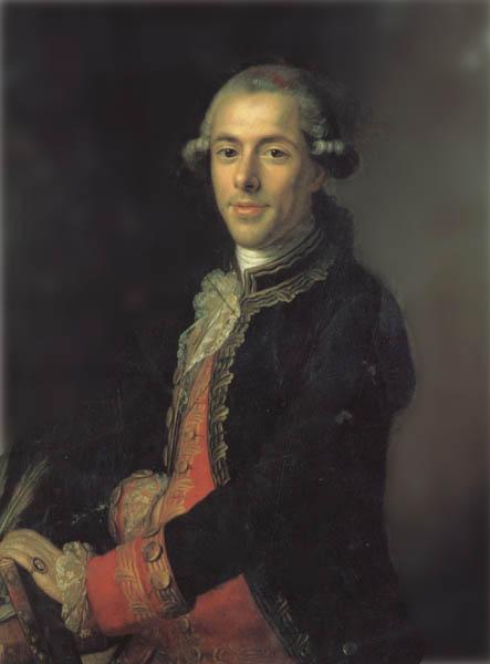 Joaquin Inza Portrait of Tomas de Iriarte oil painting picture